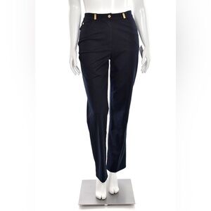 St. John Sport Classic Stretch Fit Jeans in Deep Navy Black sz 6